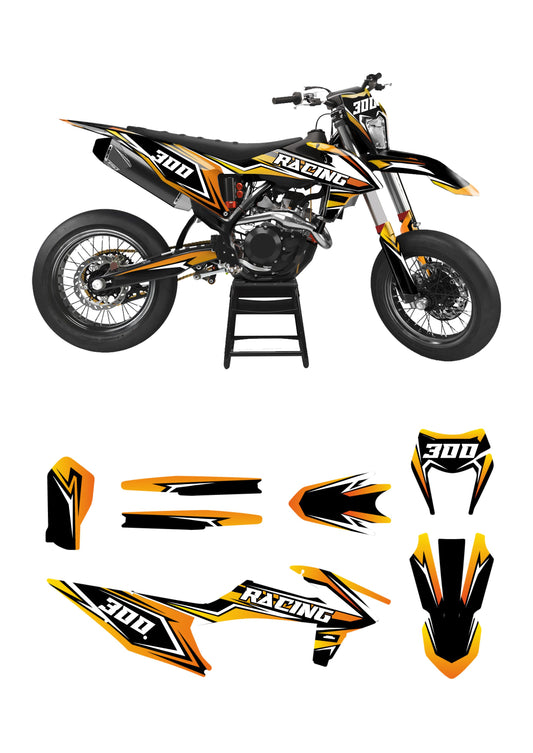 Kit Completo Grafiche Personalizzate Motard / Enduro